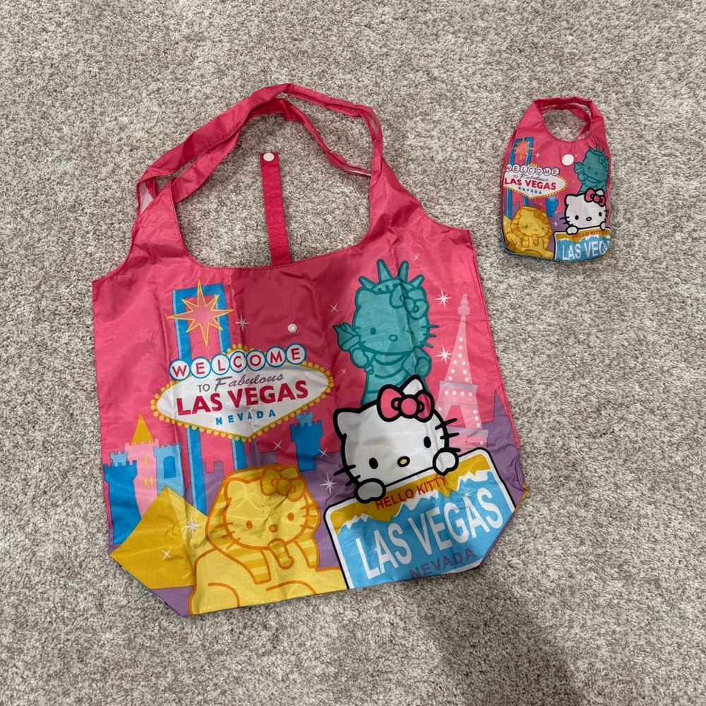 ABC Store Las Vegas Hello Kitty Reusable Tote Bag